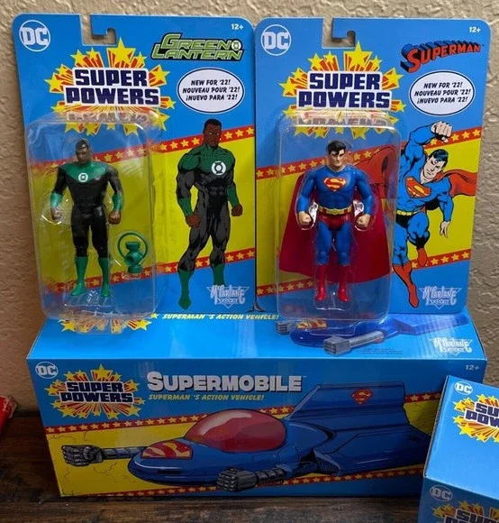 DC Super Powers 2022 McFarlane Toys Complete Set Figures & Vehicles
